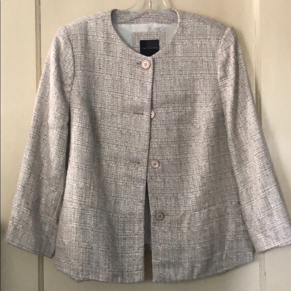 Limited cropped sleeve blazer